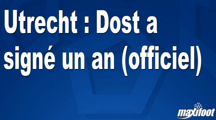 Mercato Utrecht : Dost a sign? un an (officiel)